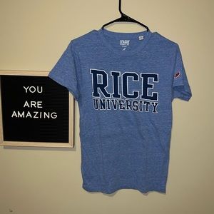 Blue Rice University Tee Size Small